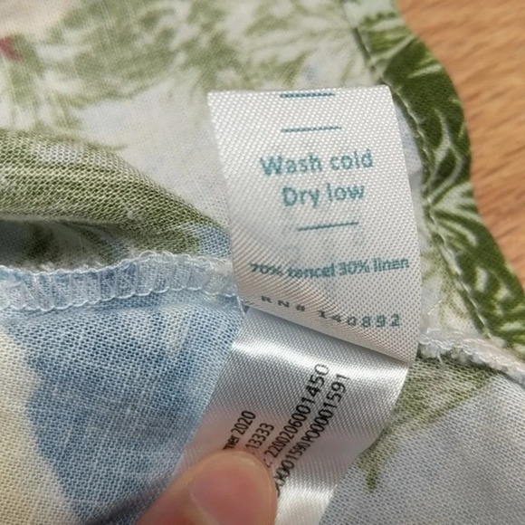 Marine Layer Frances Wrap Dress Hawaiian Print XS - Picture 8 of 8